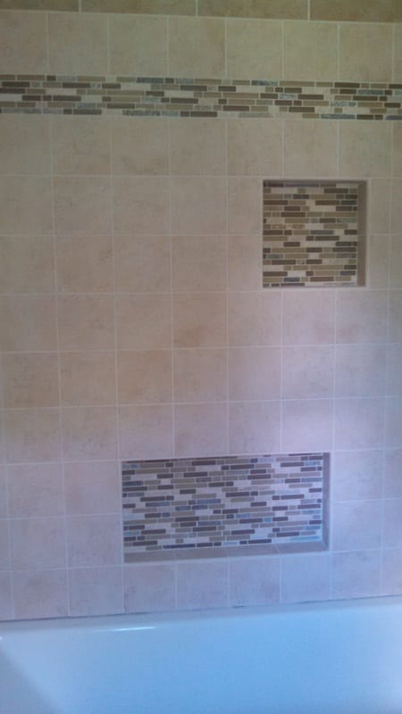 Bath Custom Tile Renovation Project